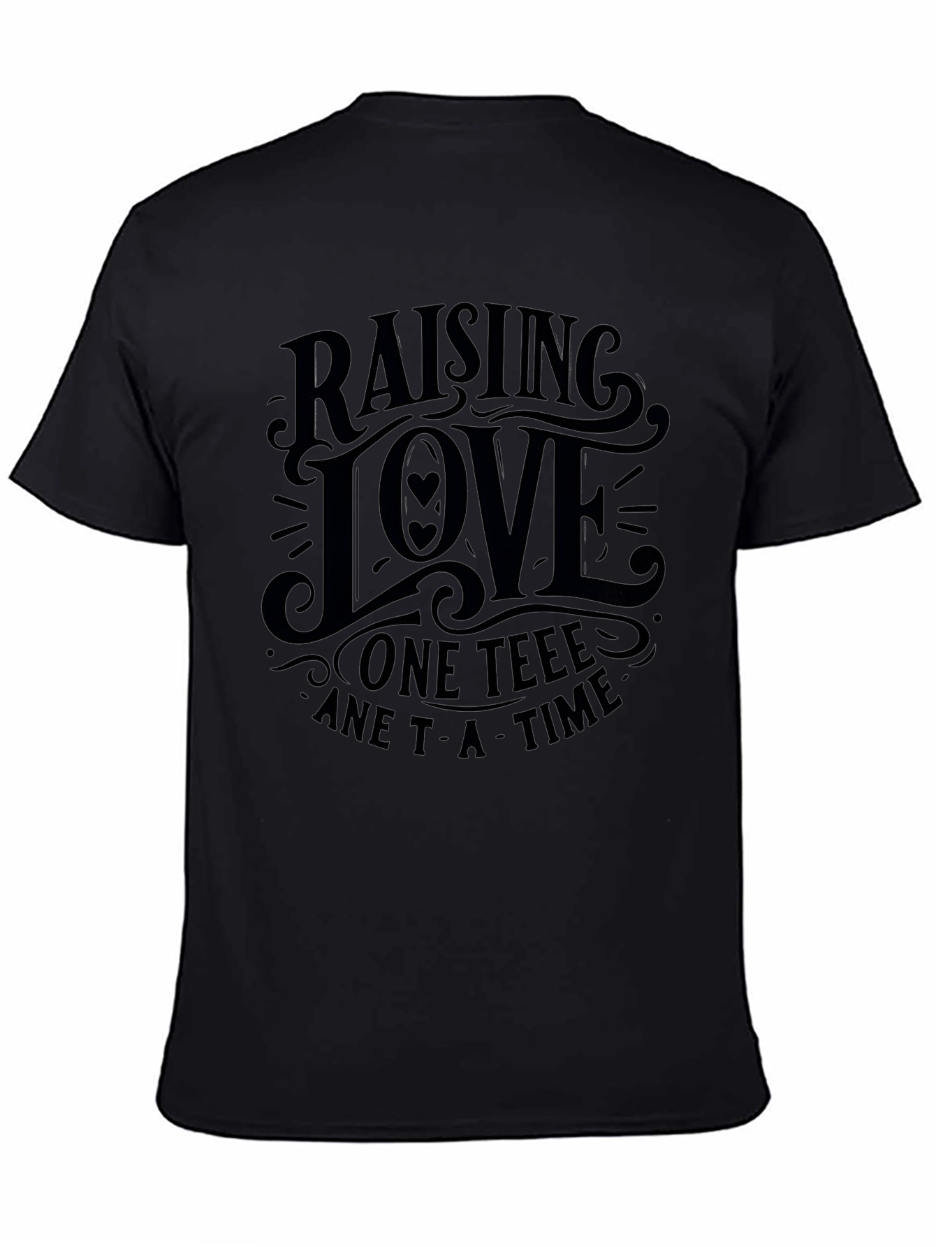 Camiseta Negra Raising Love