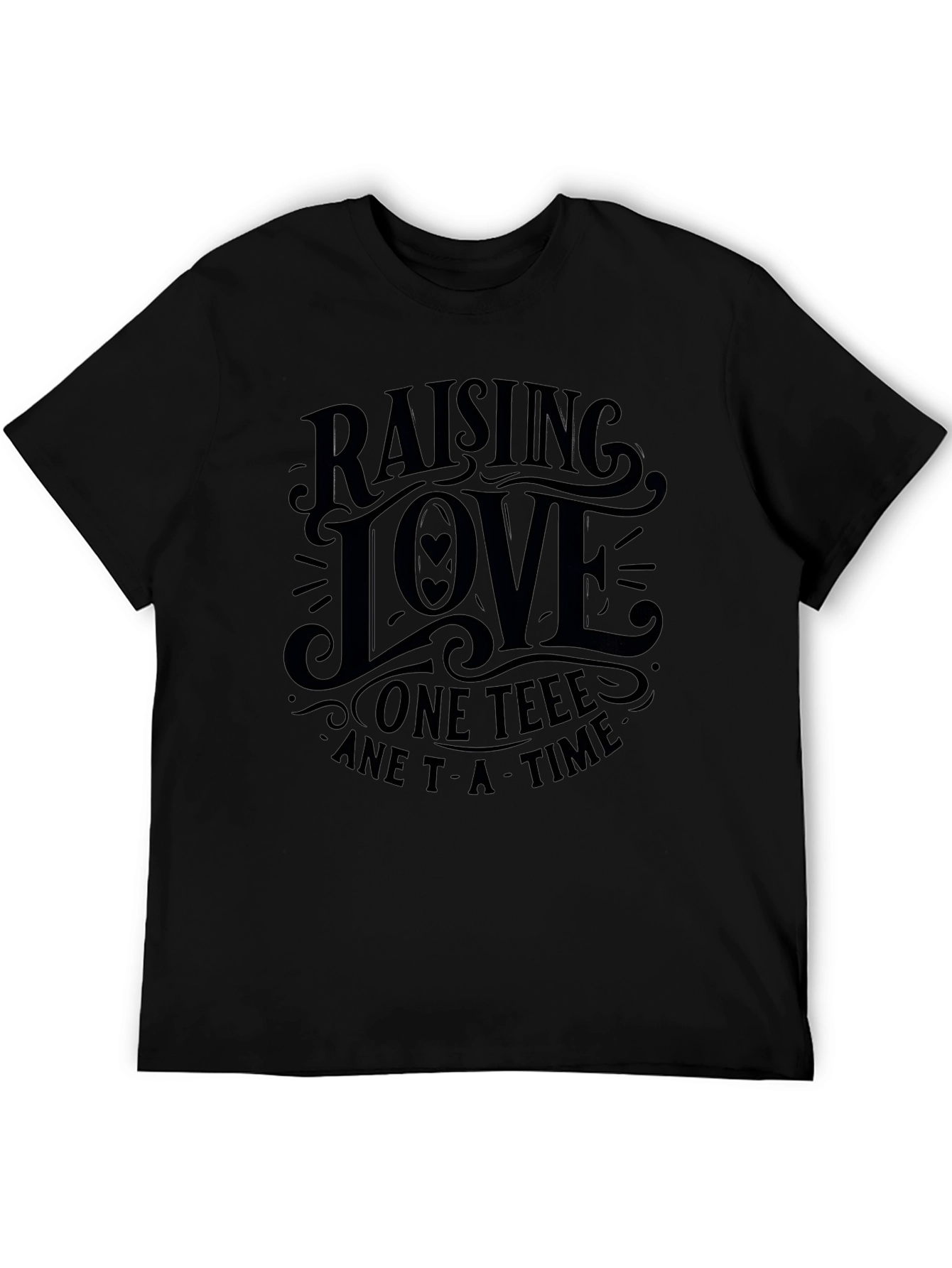 Camiseta Negra Raising Love