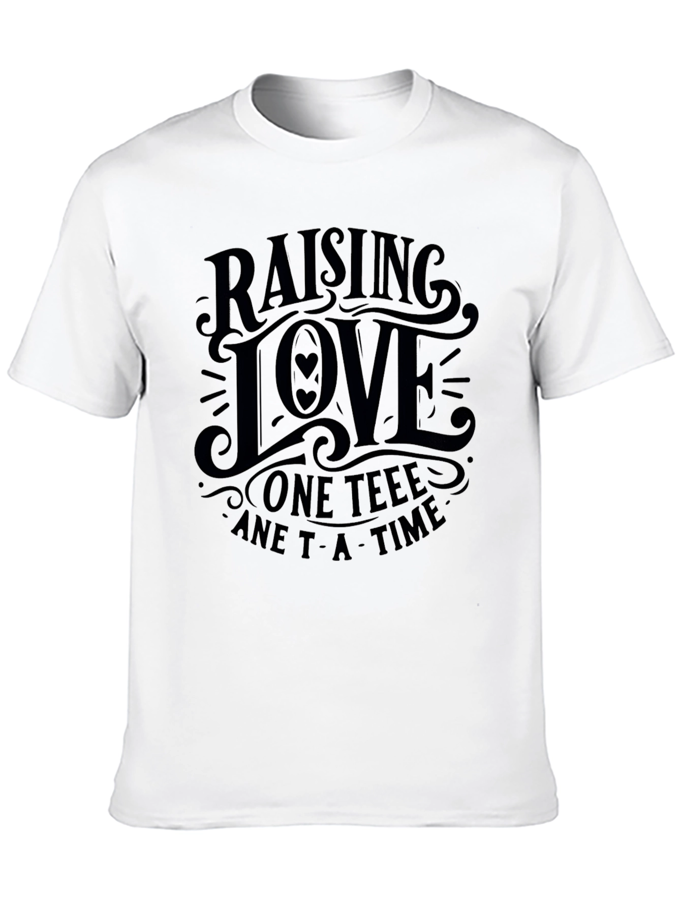 Camiseta Negra Raising Love