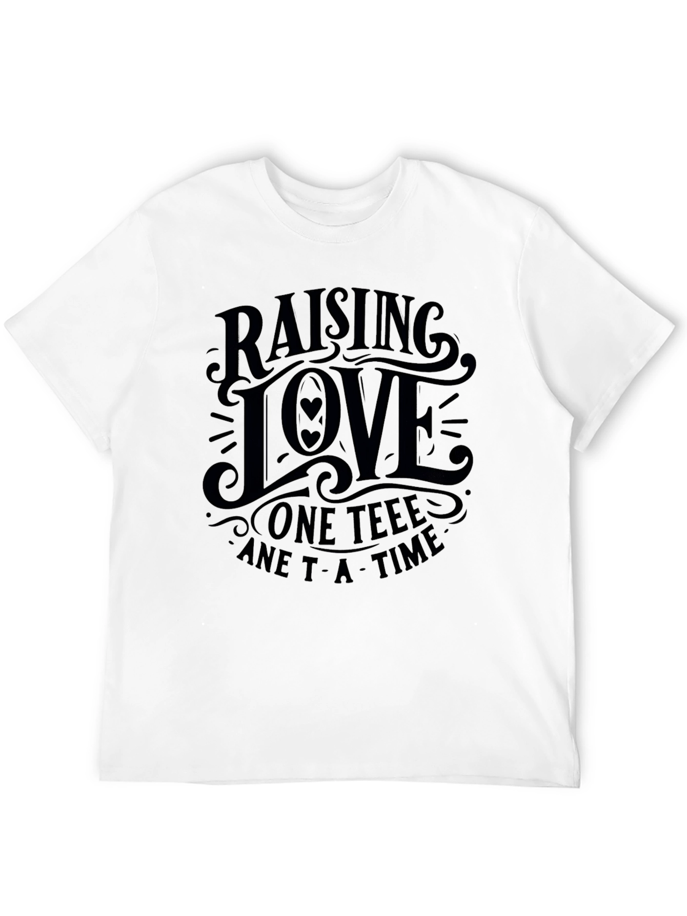 Camiseta Negra Raising Love