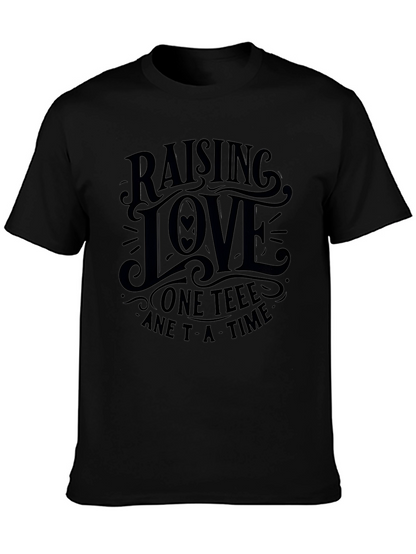 Camiseta Negra Raising Love