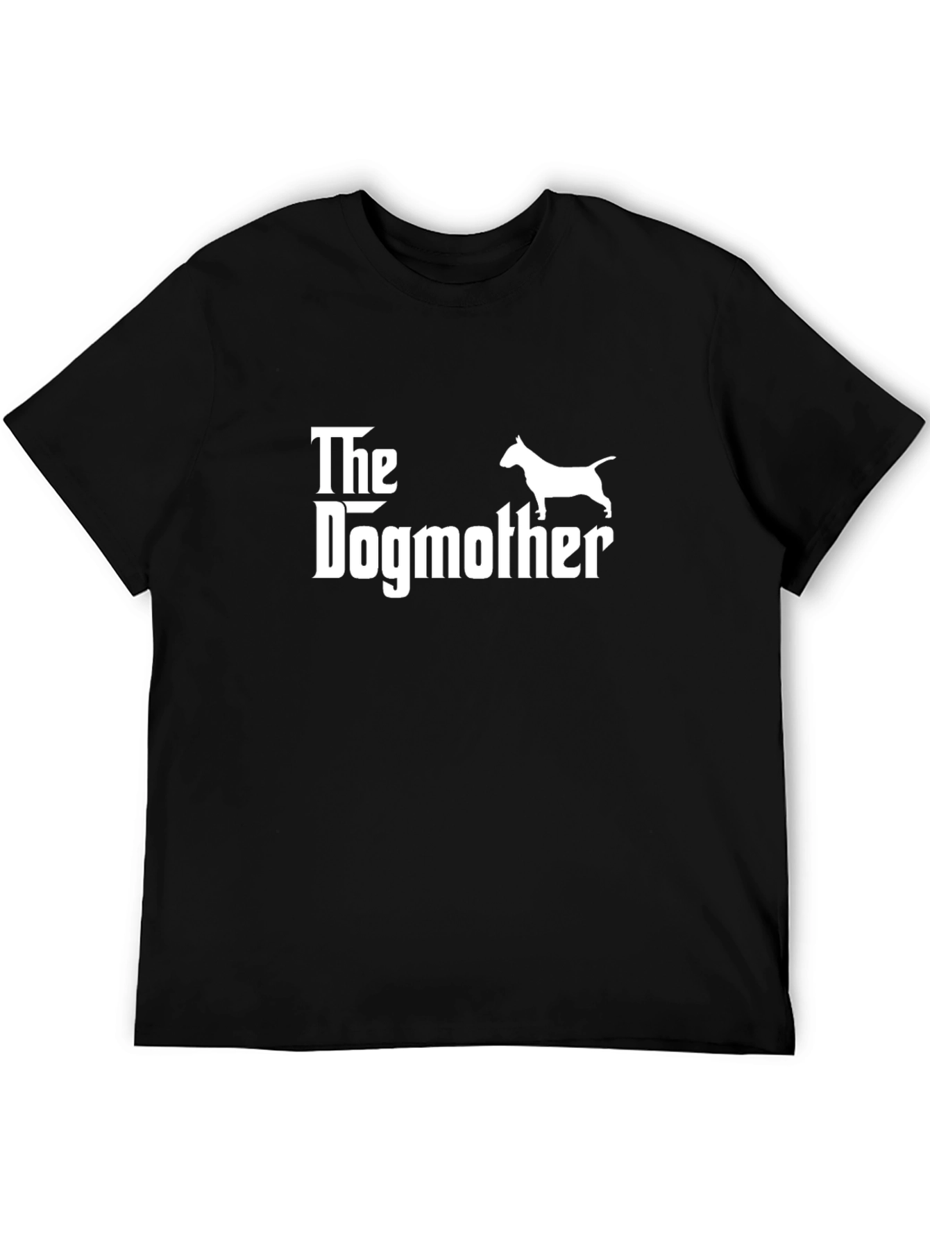 Camiseta Negra The Dogmother para Amantes de los Perros