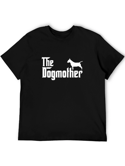 Camiseta Negra The Dogmother para Amantes de los Perros