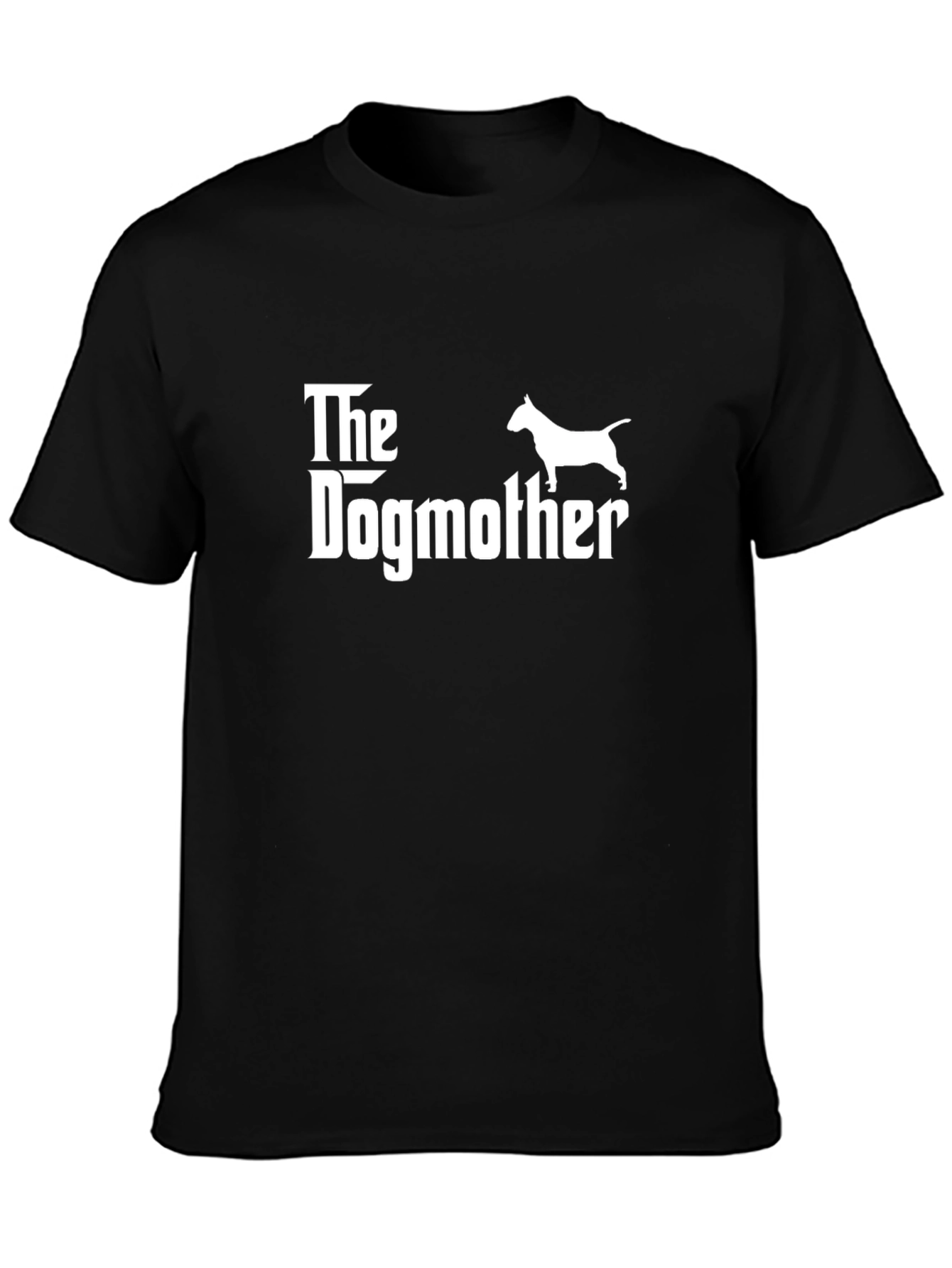 Camiseta Negra The Dogmother para Amantes de los Perros