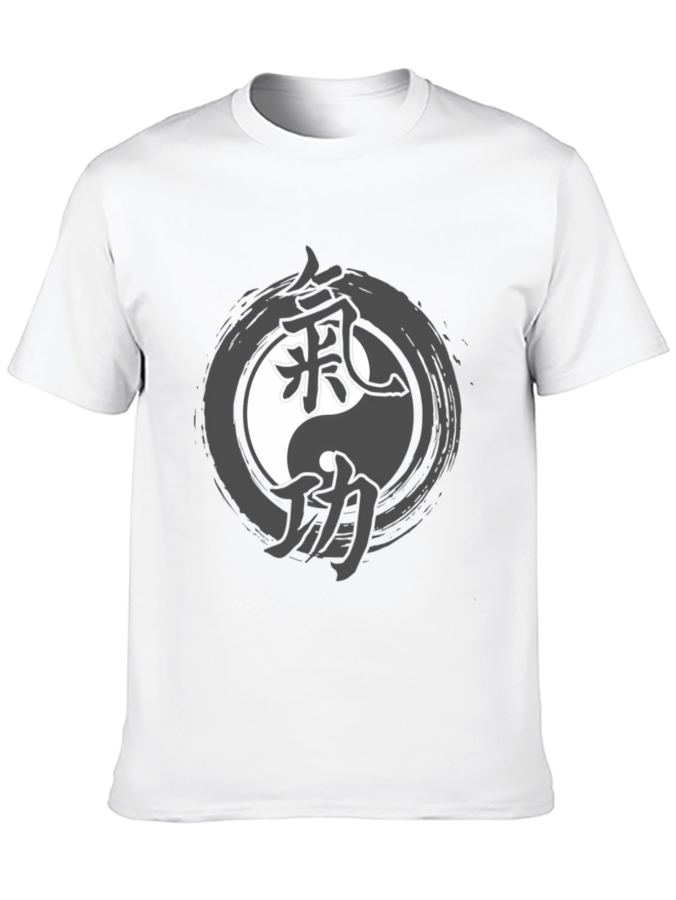 Camiseta Hombre Yin Yang con Kanji