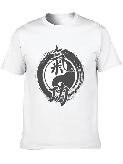 Camiseta Hombre Yin Yang con Kanji