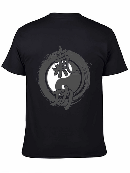 Camiseta Hombre Yin Yang con Kanji