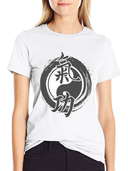 Camiseta Hombre Yin Yang con Kanji
