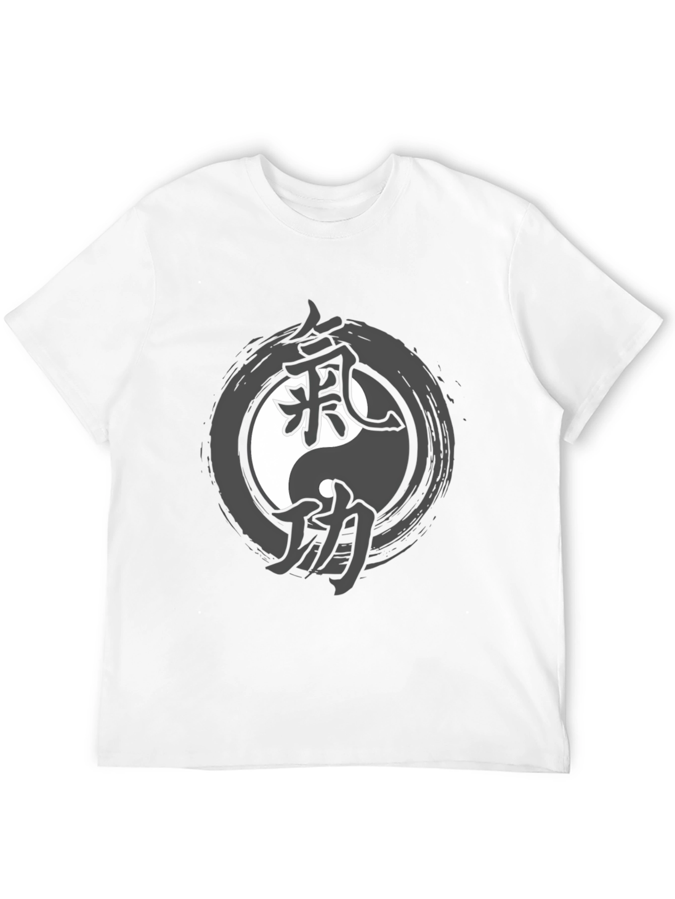 Camiseta Hombre Yin Yang con Kanji