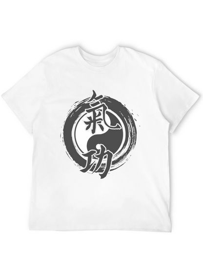 Camiseta Hombre Yin Yang con Kanji