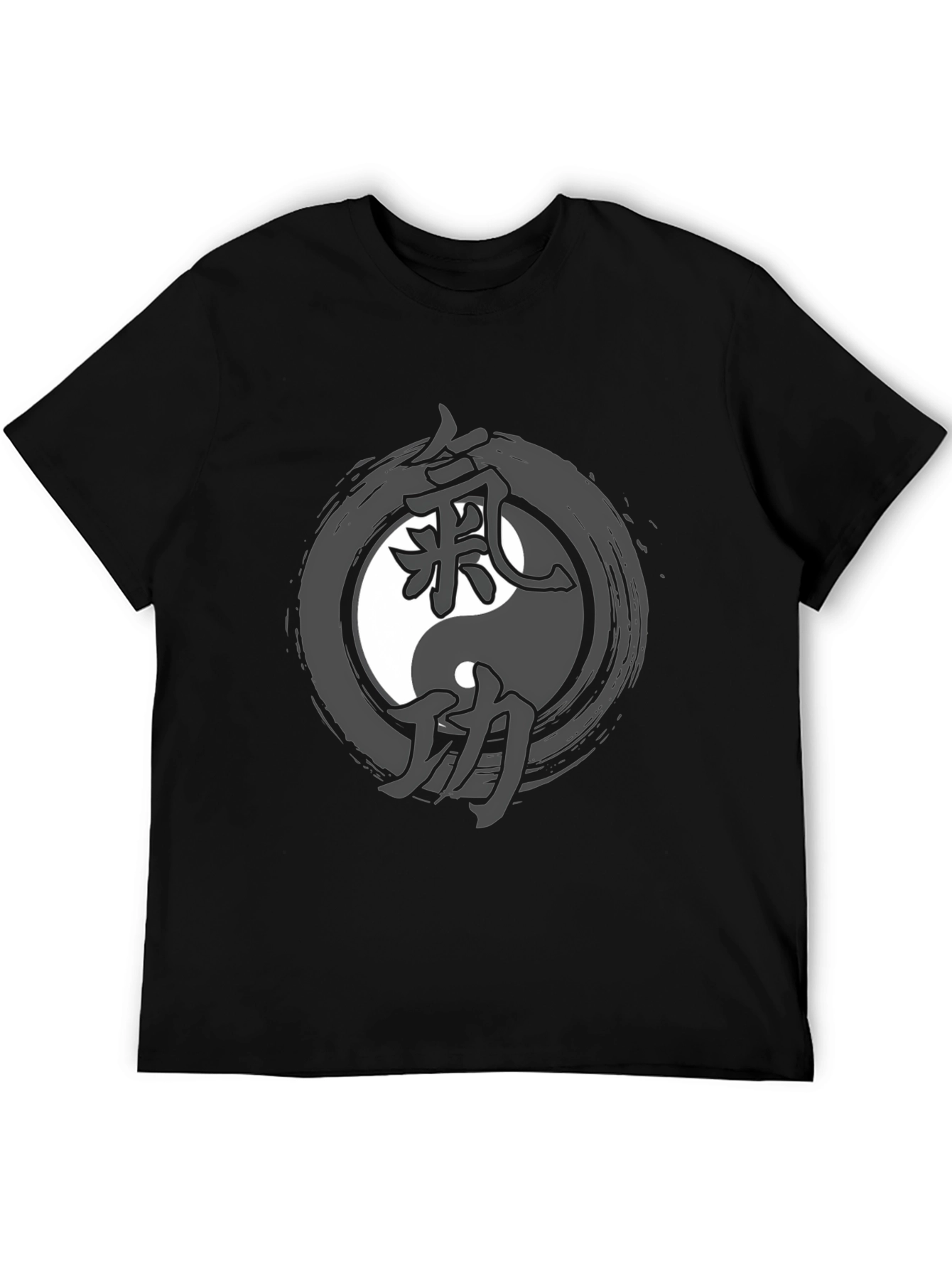 Camiseta Hombre Yin Yang con Kanji