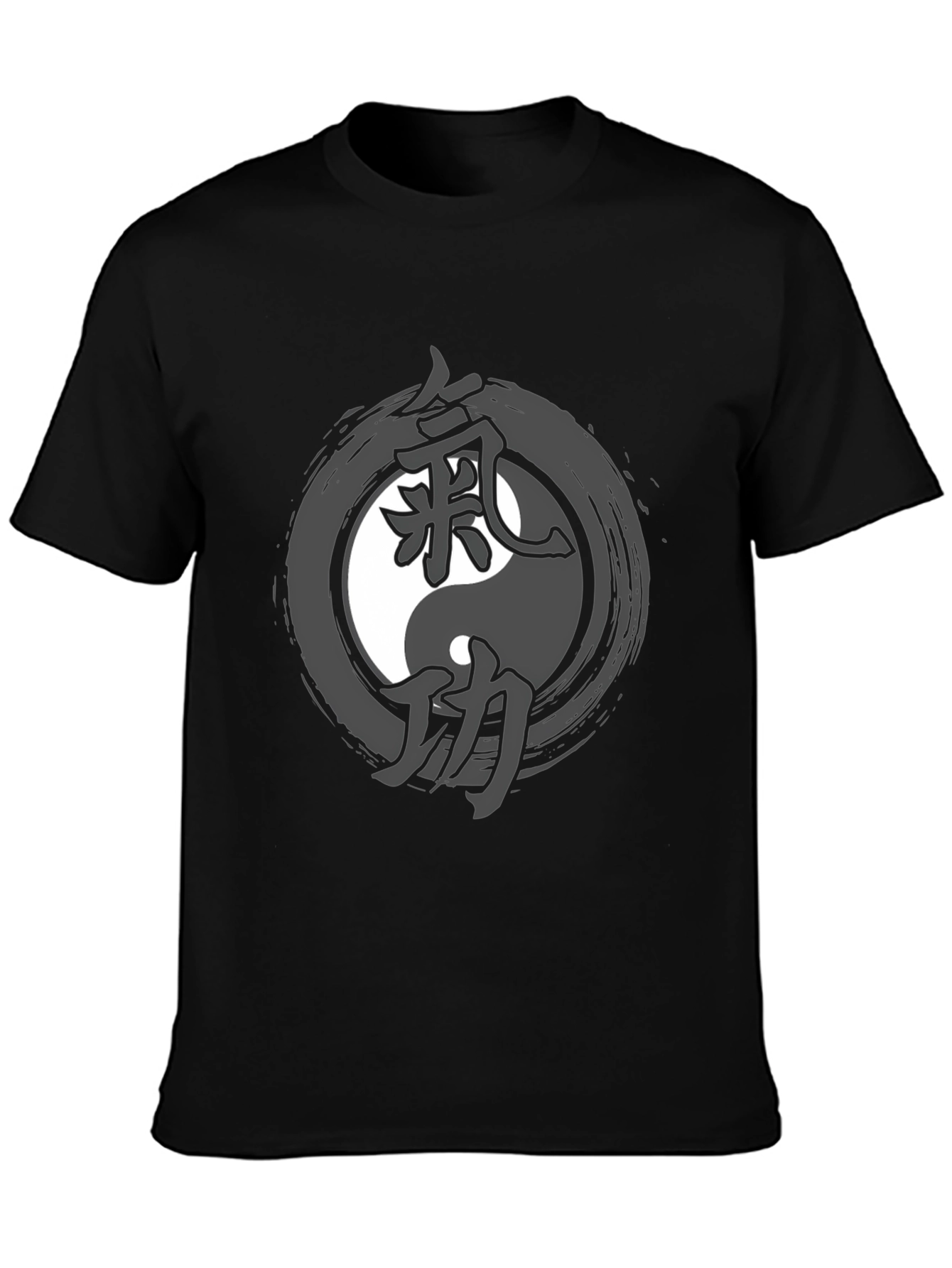 Camiseta Hombre Yin Yang con Kanji