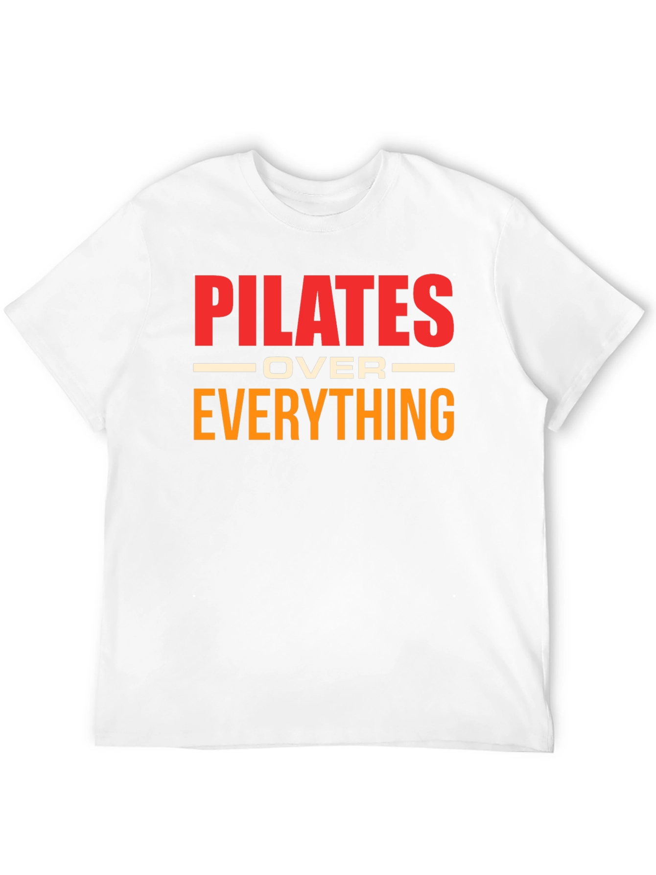 Camiseta Pilates Over Everything Negra Algodón Unisex