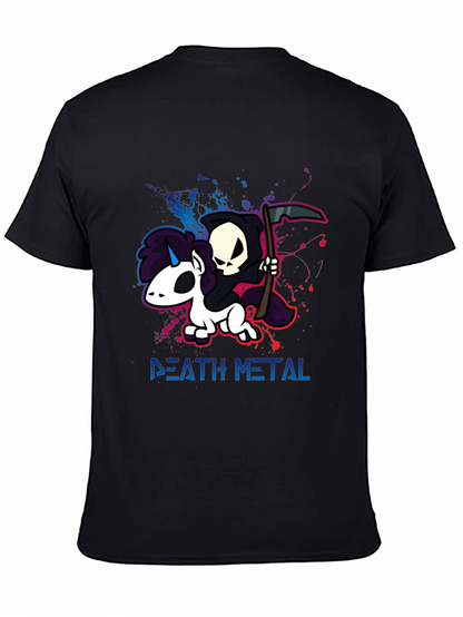 Camiseta Death Metal Unicornio Grim Reaper