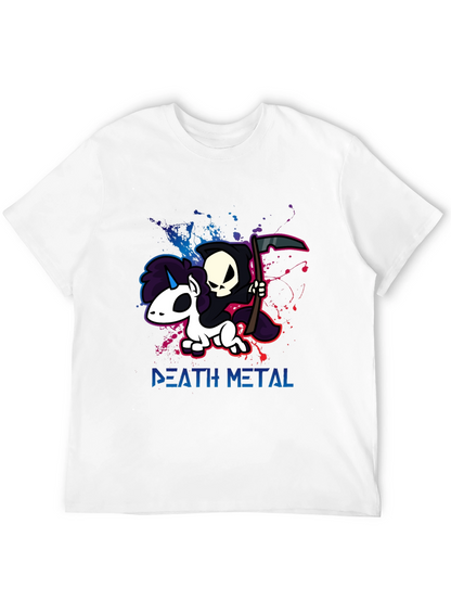 Camiseta Death Metal Unicornio Grim Reaper