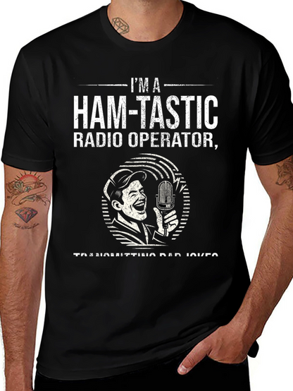 Camiseta Humorística: Ham-Tastic Radio Operator
