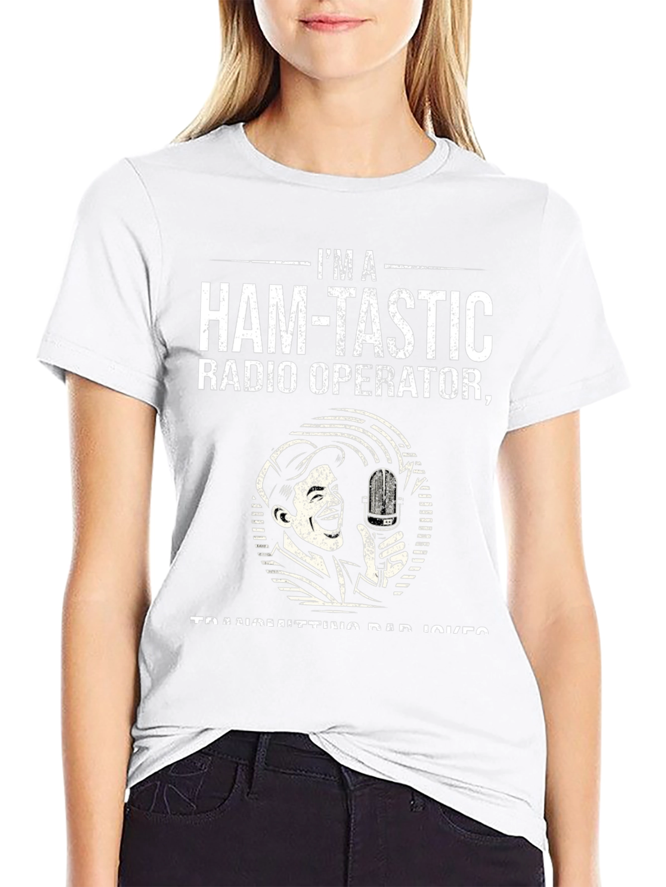 Camiseta Humorística: Ham-Tastic Radio Operator