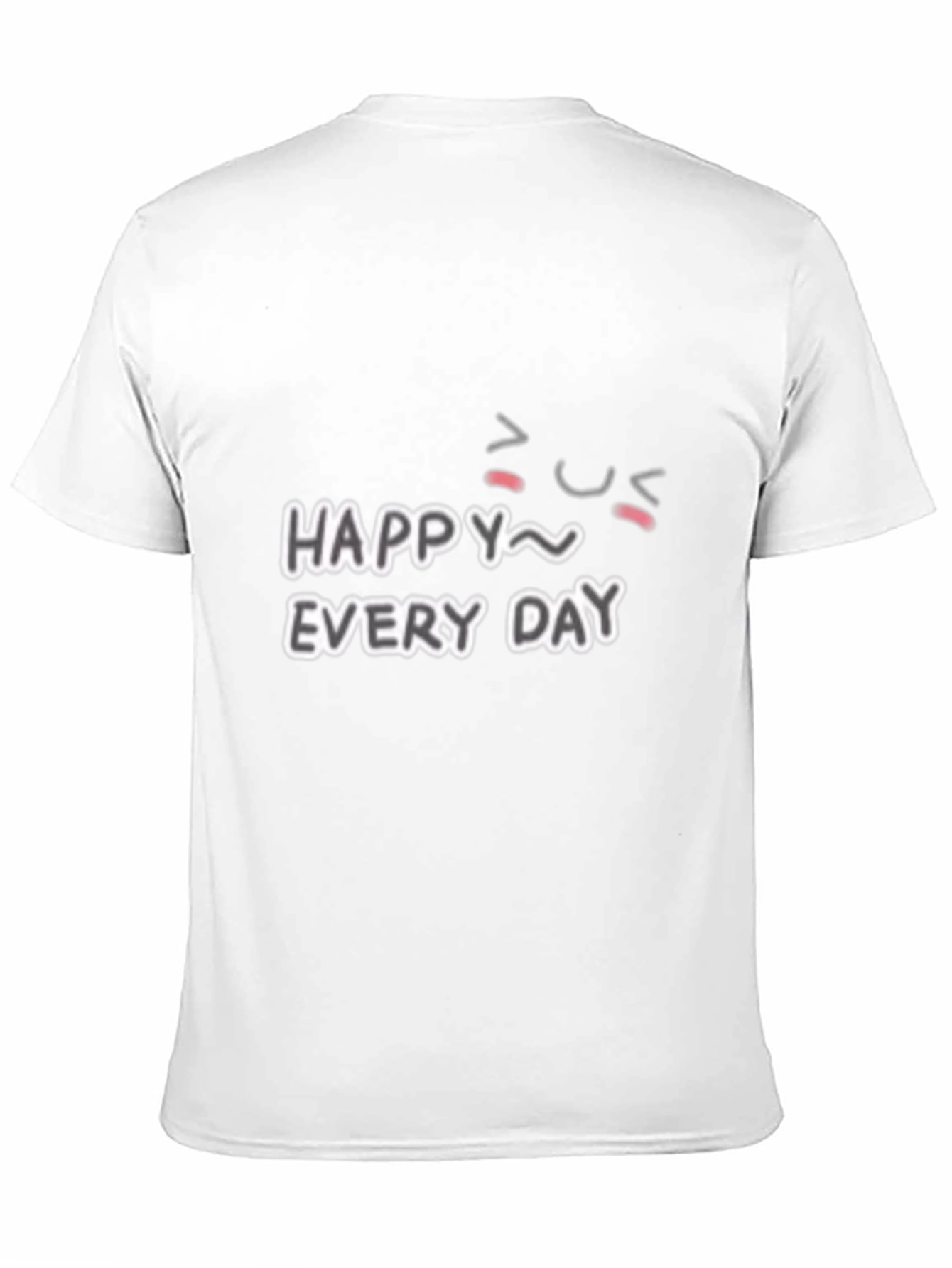 Camiseta Negra Happy Every Day para Hombre