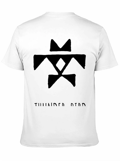 Camiseta Negra con Diseño Tribal Thunderbird