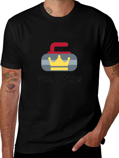 Camiseta Negra Game of Stones