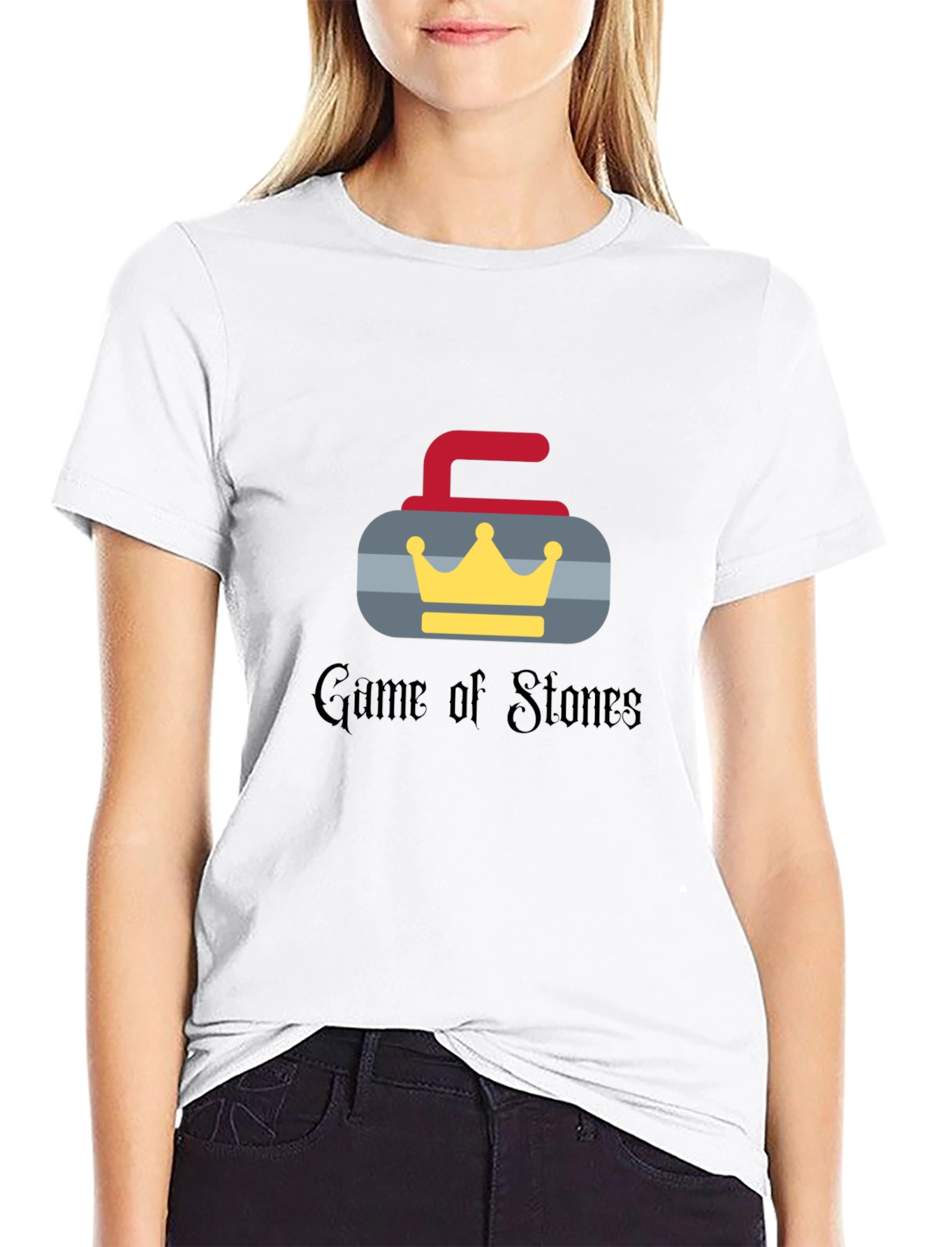 Camiseta Negra Game of Stones