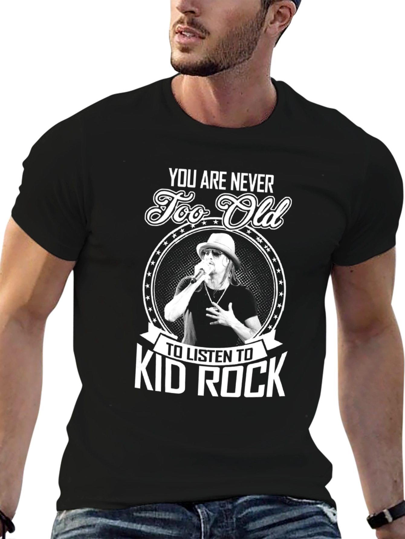Camiseta Kid Rock - Nunca Eres Demasiado Viejo
