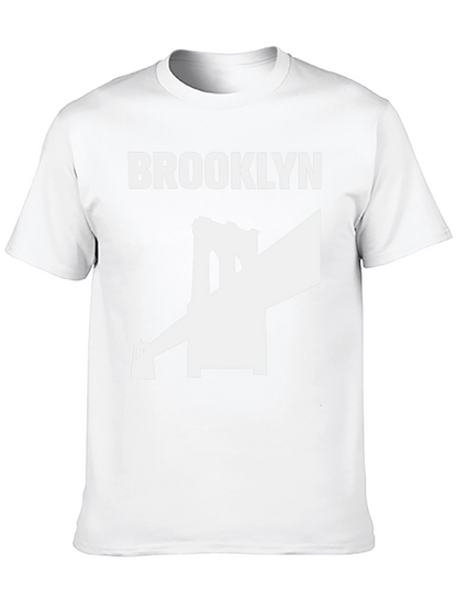 Camiseta Negra Puente Brooklyn - Estilo Urbano