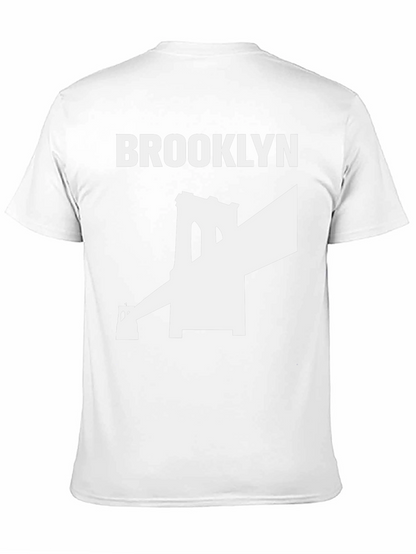 Camiseta Negra Puente Brooklyn - Estilo Urbano