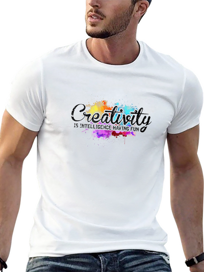 Camiseta Negra con Diseño Creativity