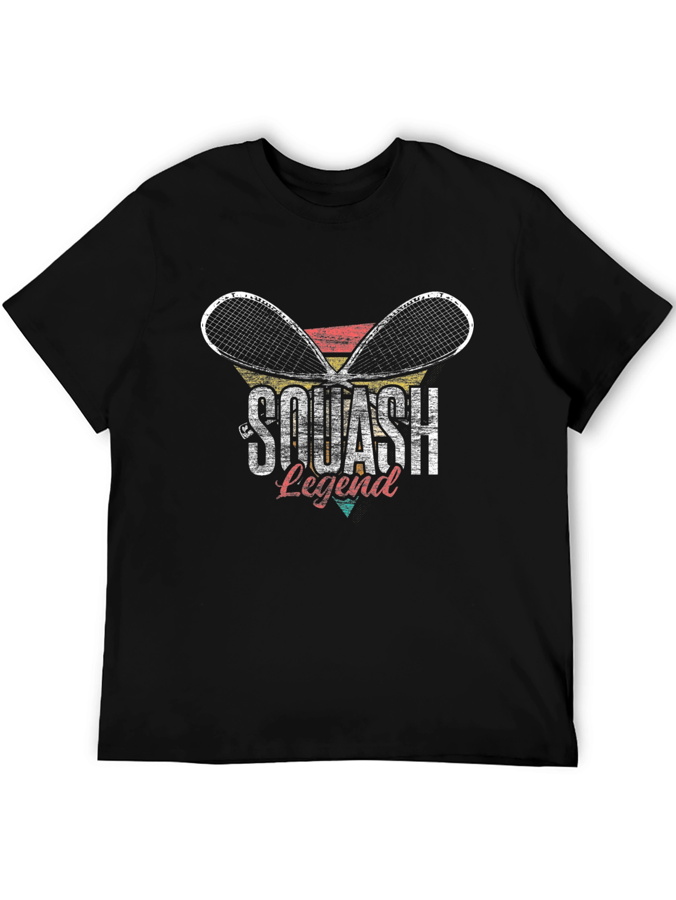 Camiseta Negra Leyenda de Squash