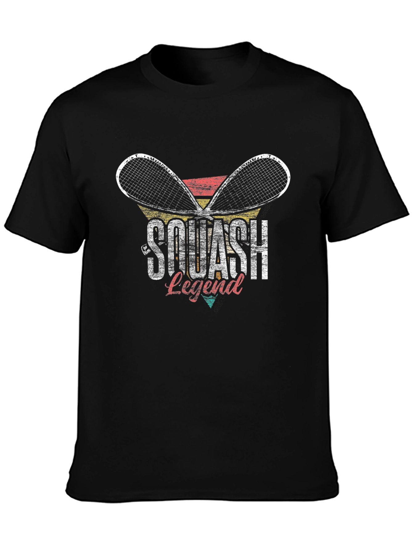 Camiseta Negra Leyenda de Squash