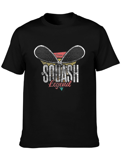 Camiseta Negra Leyenda de Squash