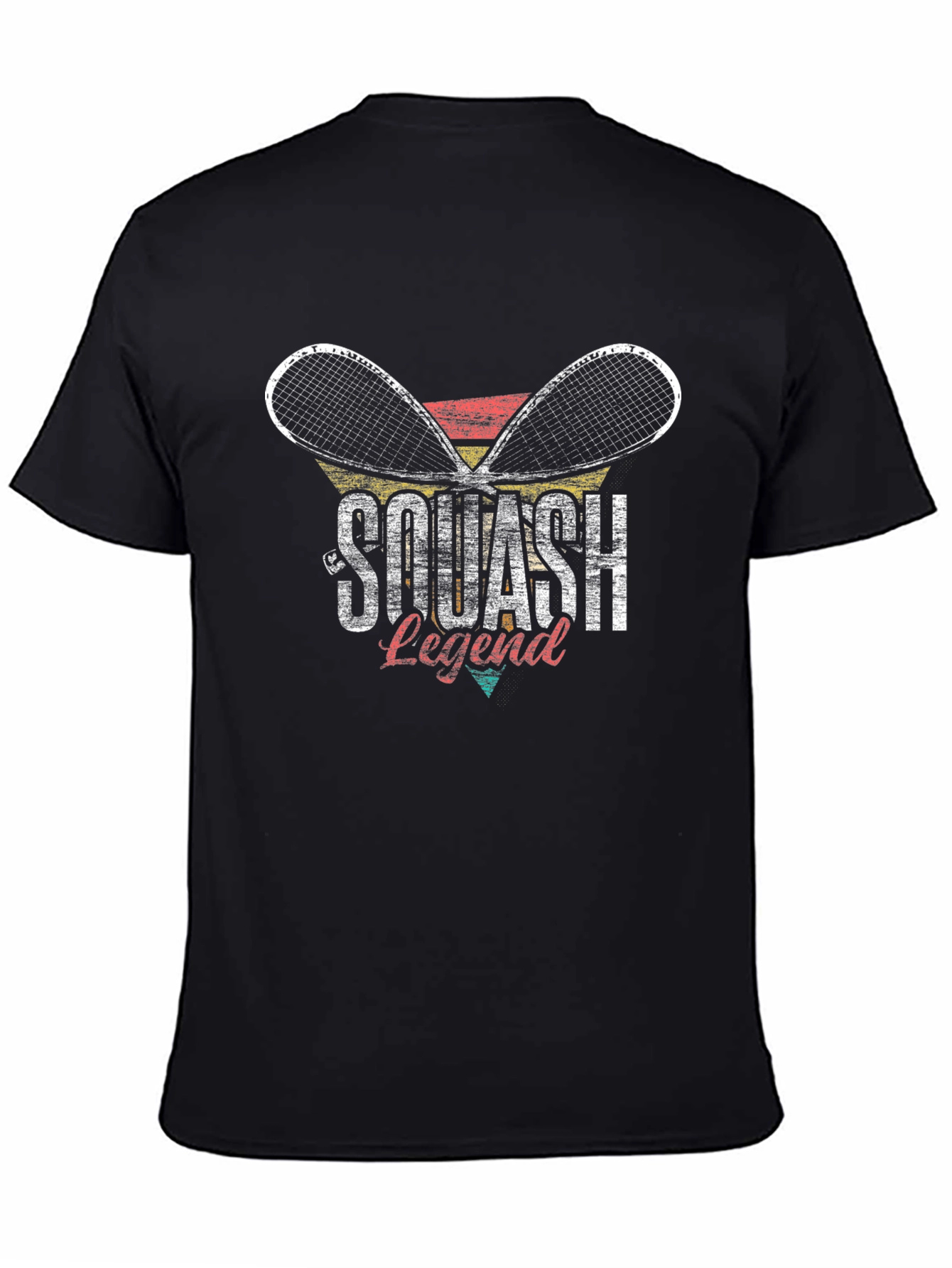 Camiseta Negra Leyenda de Squash