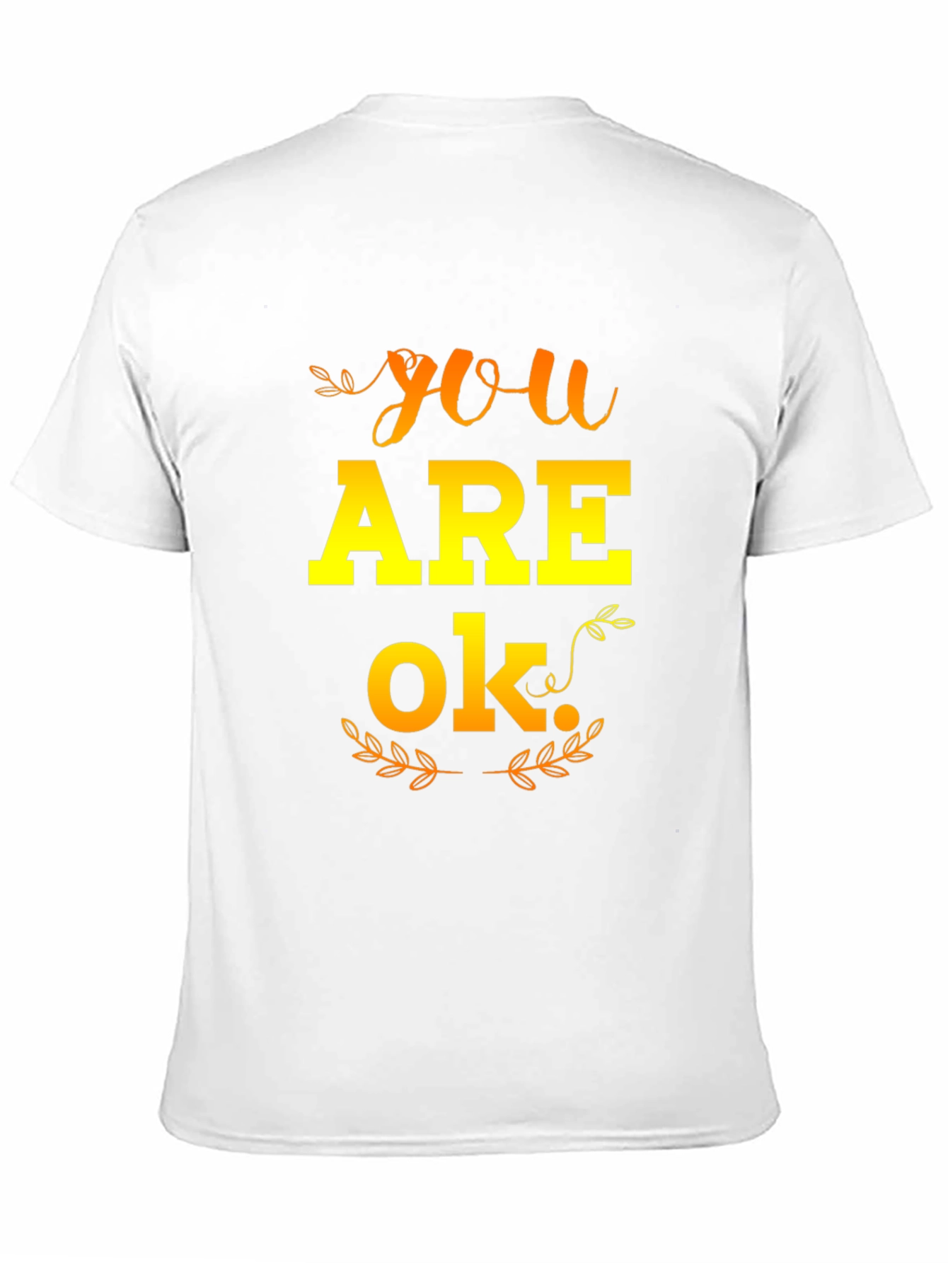 Camiseta Negra YOU ARE OK para Hombre
