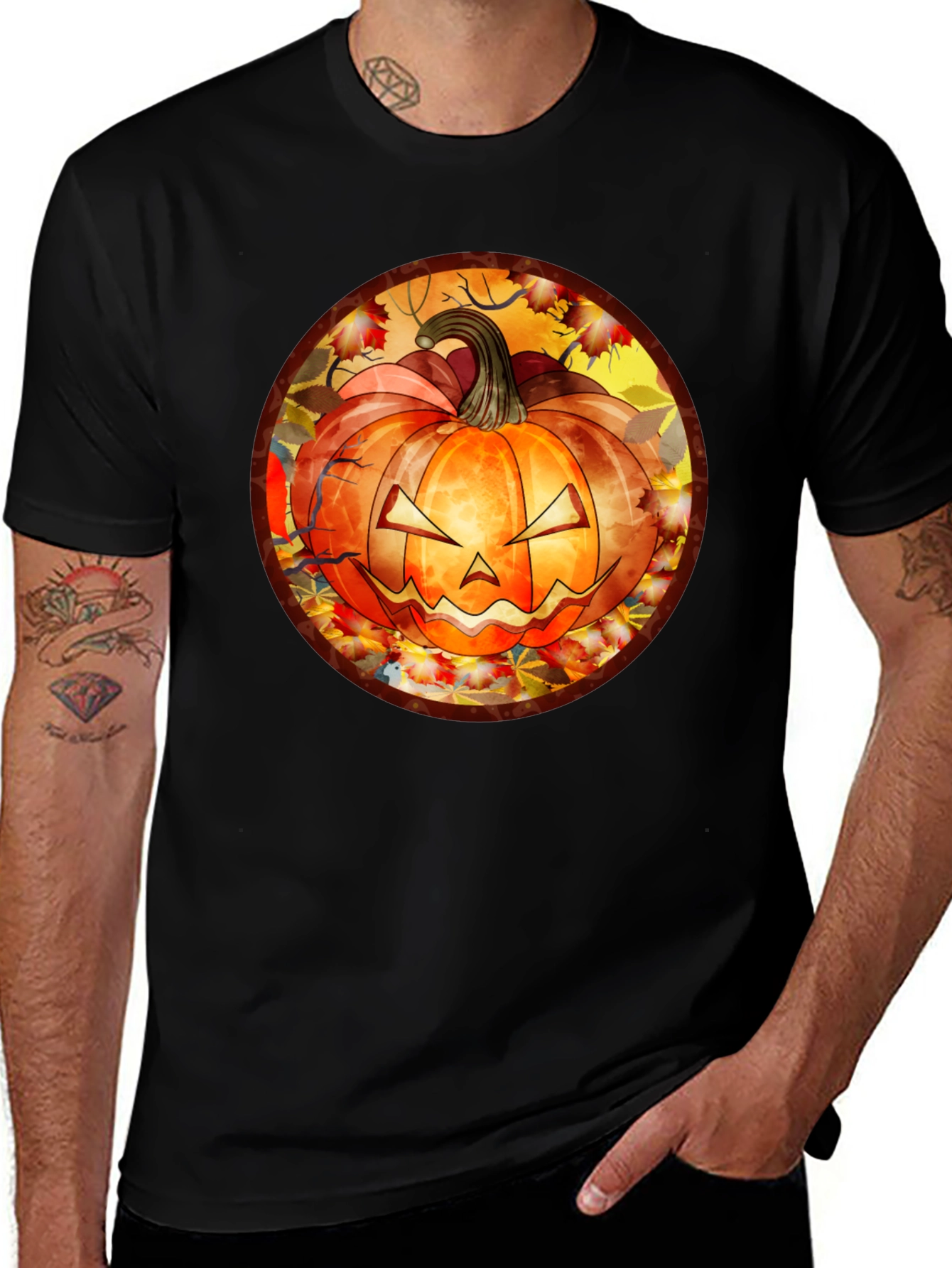 Camiseta Halloween Calabaza