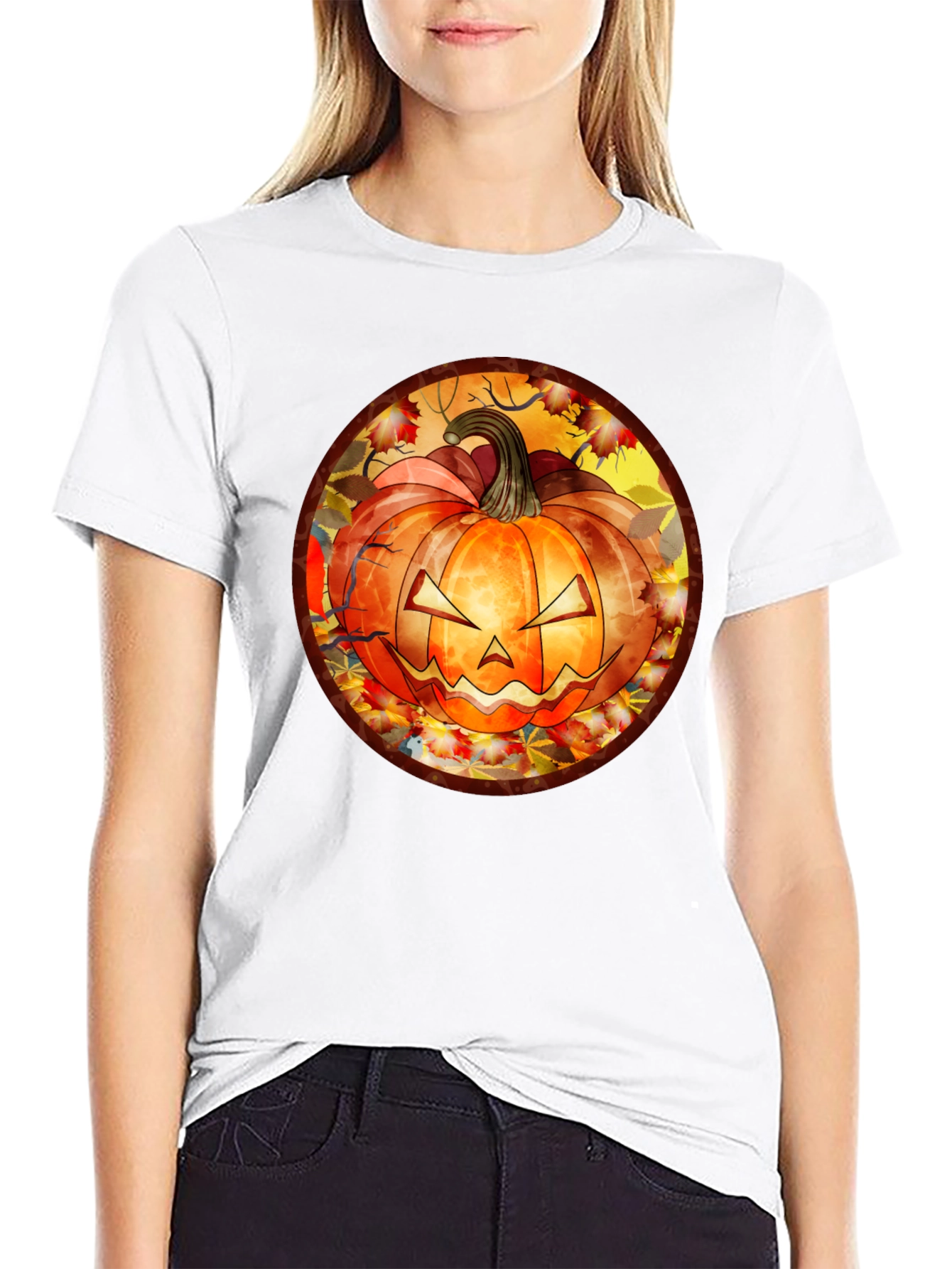 Camiseta Halloween Calabaza