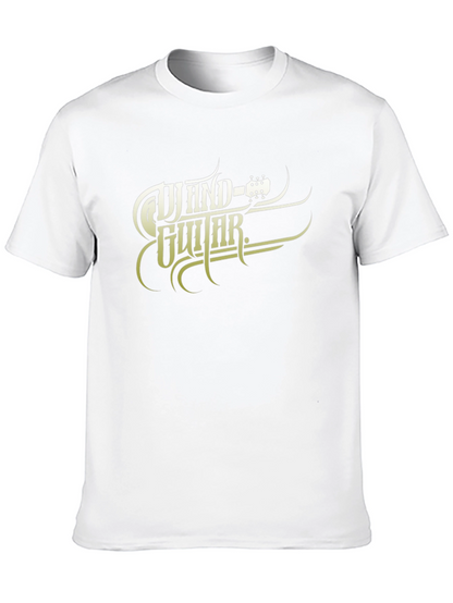 Camiseta Negra DJ and Guitar para Hombre