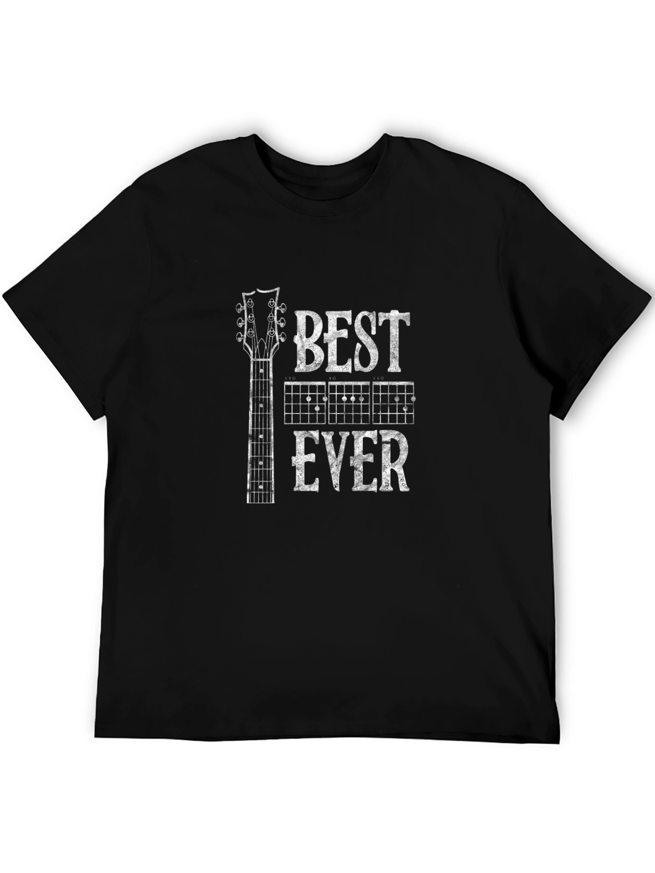 Camiseta Negra Best EVER para Amantes de la Guitarra