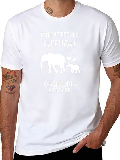 Camiseta Negra Promocionada Abuela Elefante 2020