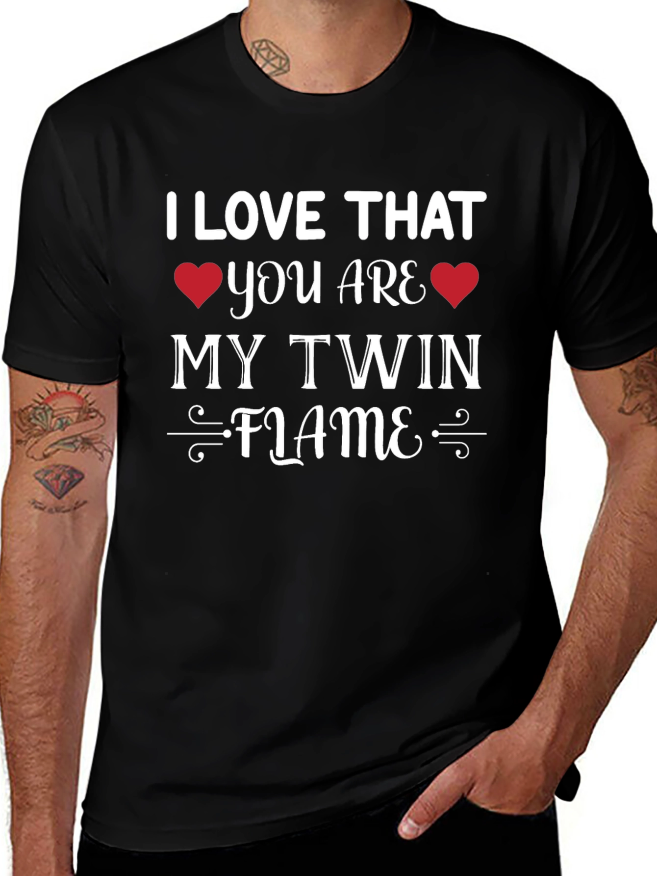 Camiseta Negra My Twin Flame