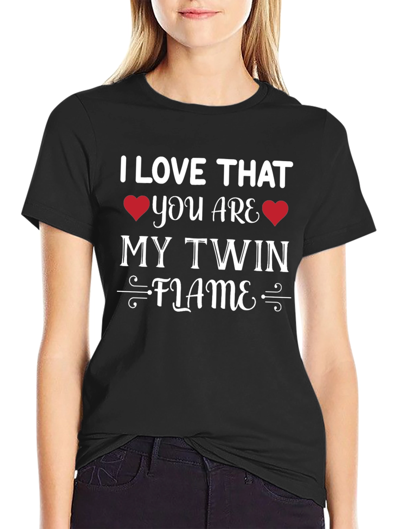 Camiseta Negra My Twin Flame