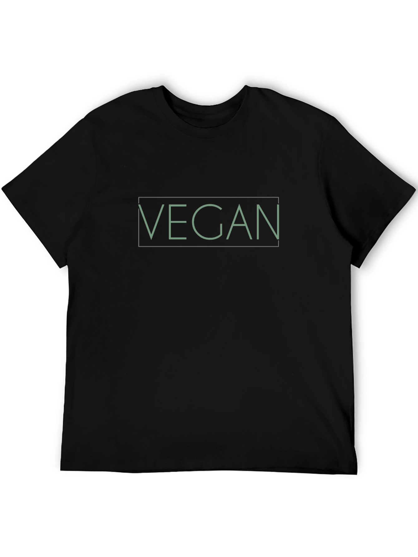 Camiseta Negra Vegana para Hombre