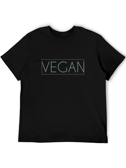Camiseta Negra Vegana para Hombre