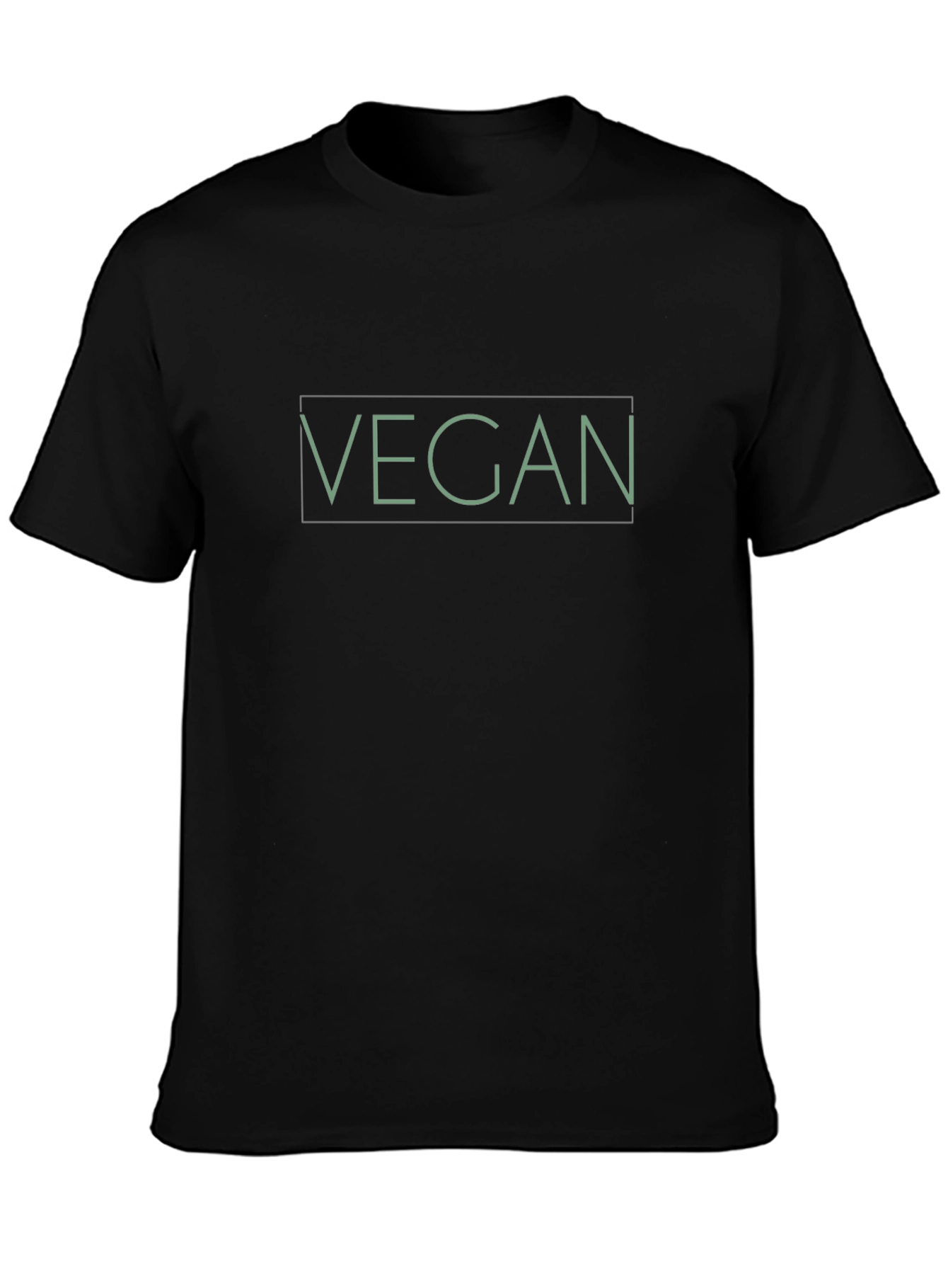Camiseta Negra Vegana para Hombre
