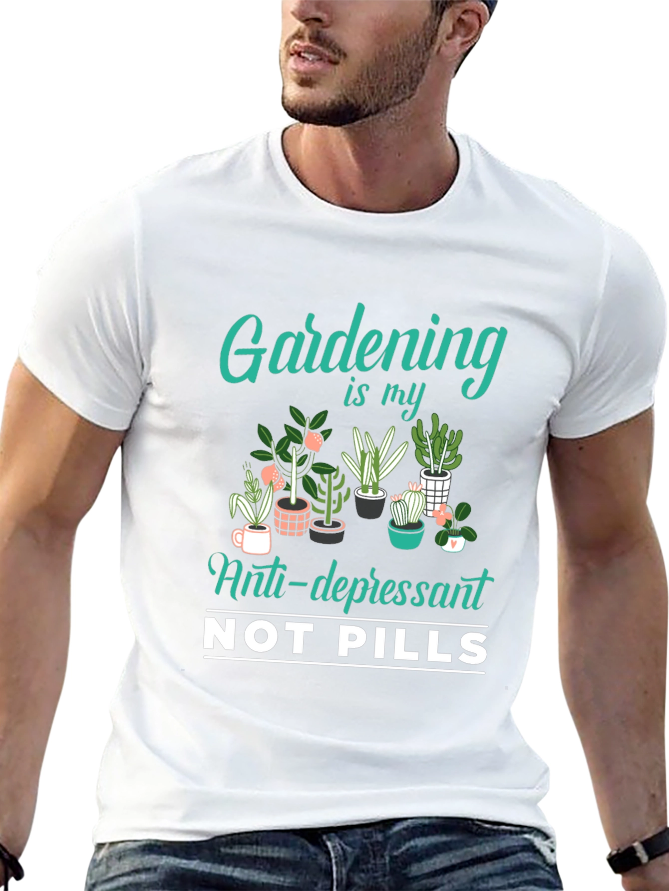 Camiseta de Jardinería Anti-depresiva