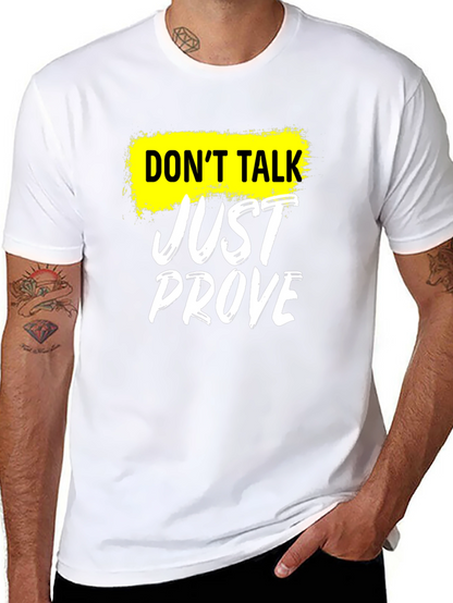 Camiseta Negra Dont Talk Just Prove