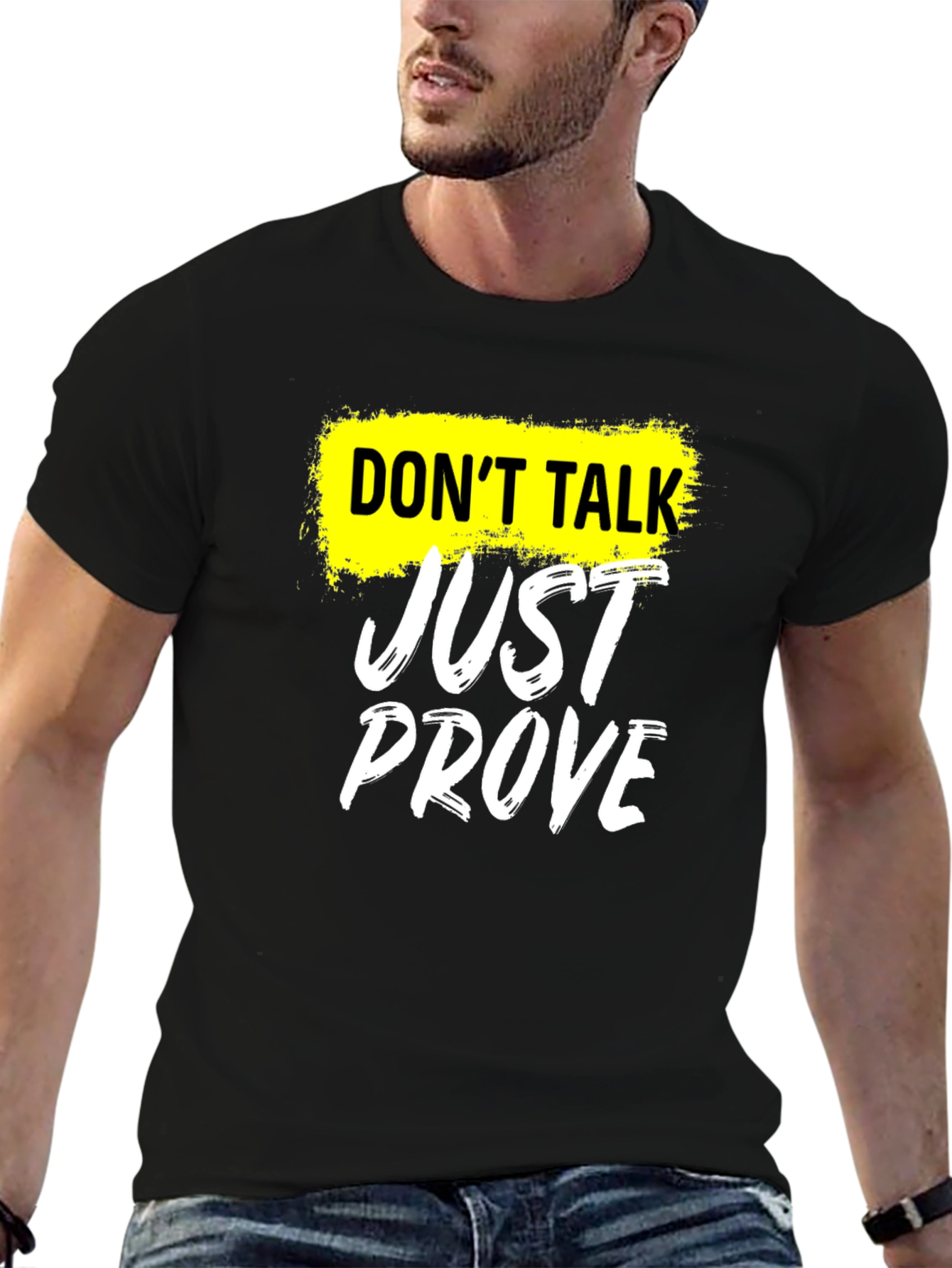 Camiseta Negra Dont Talk Just Prove