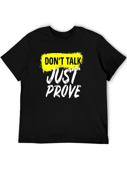 Camiseta Negra Dont Talk Just Prove