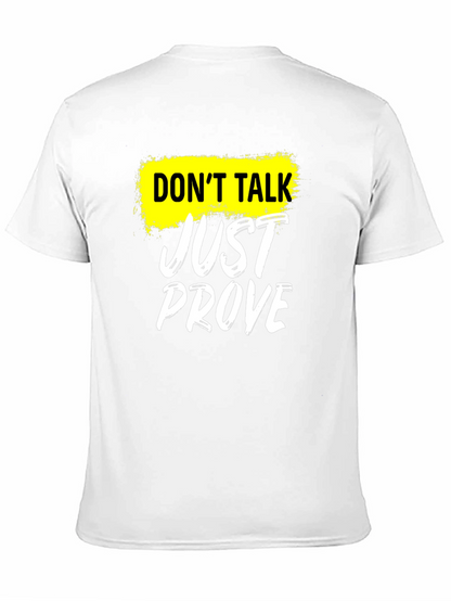 Camiseta Negra Dont Talk Just Prove