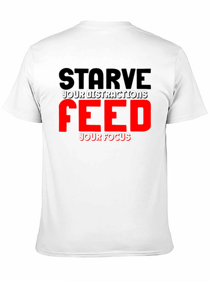 Camiseta Negra Motivacional: Enfoca tu Energía